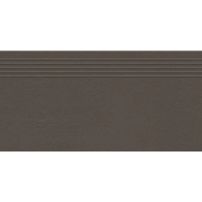 Stopnica podłogowa Industrio Dark Brown MAT 59,8x29,6 Tubądzin