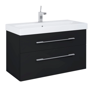 Szafka Barcelona 100 2S Black Hg Pdw 164824 Elita