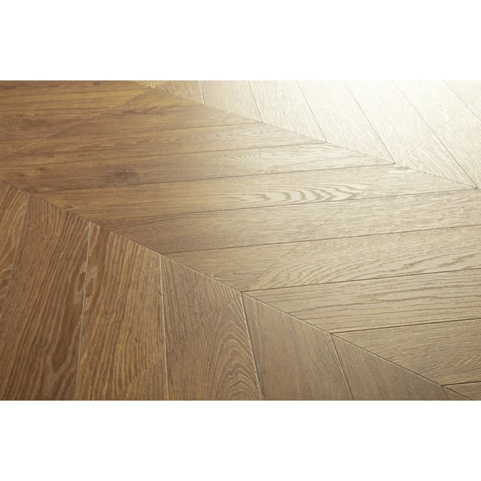 Podłoga laminowana Quick-Step Impressive Patterns IPA4162 dąb Chevron brązowy