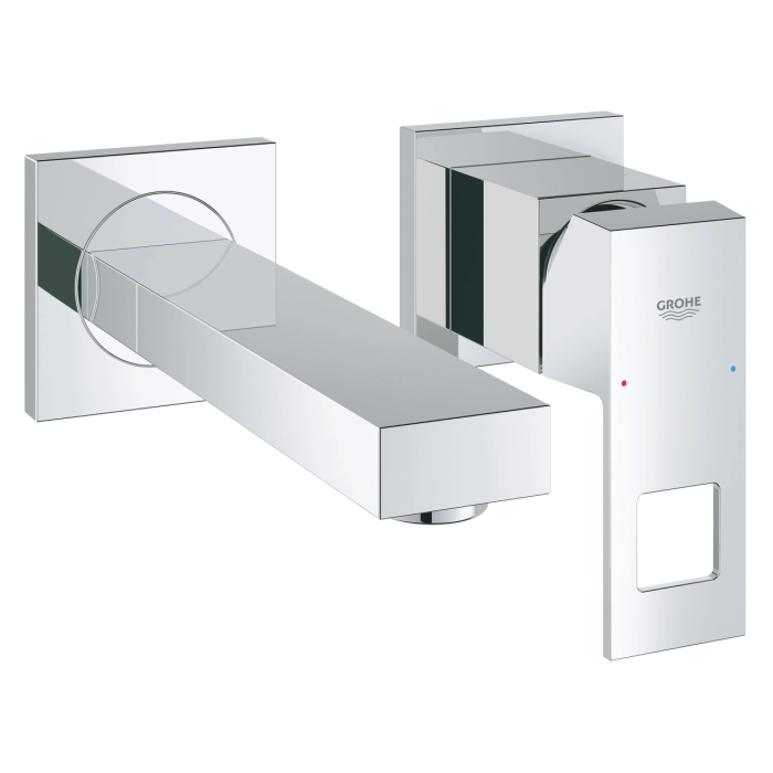 Eurocube 2-otworowa bateria umywalkowa rozmiar s chrom 19895000 Grohe