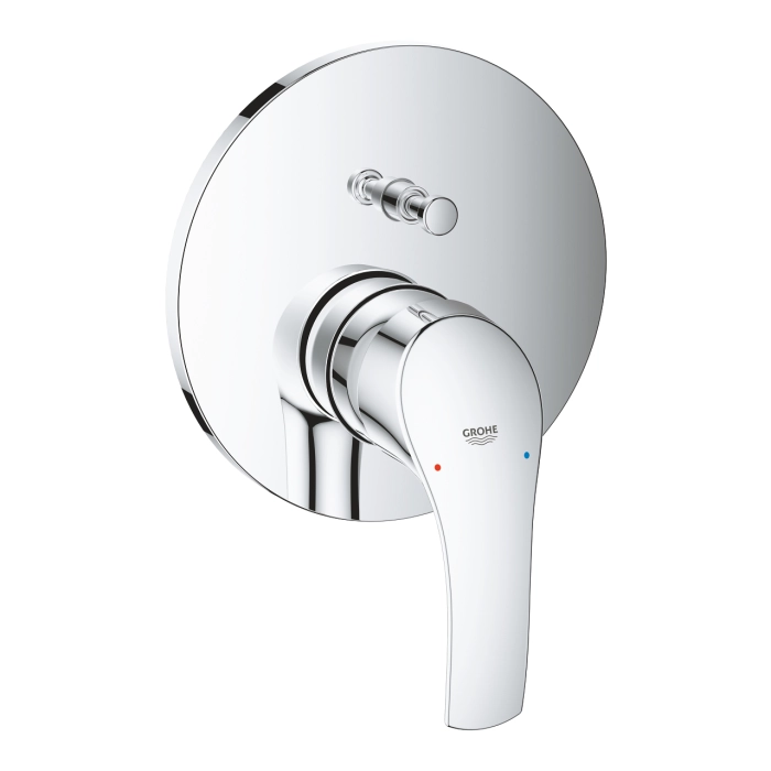 Eurosmart jednouchwytowa bateria do obsługi dwóch wyjść wody chrom 24043002 Grohe